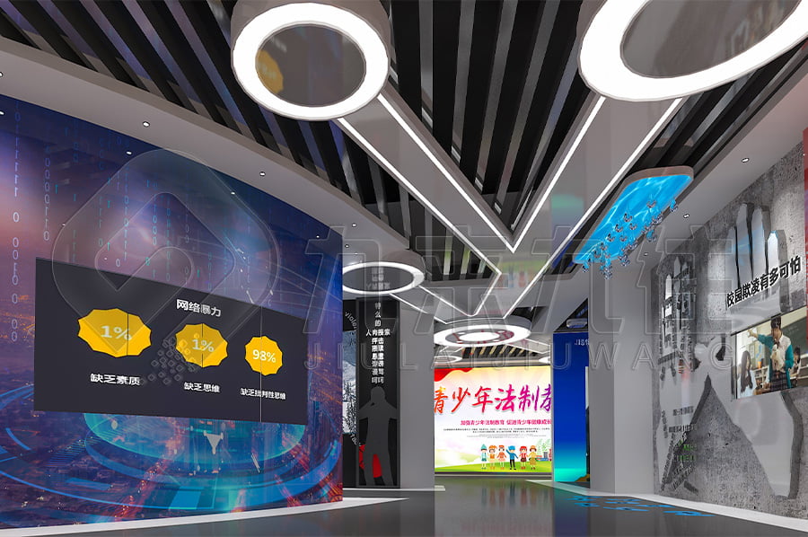 法制展館，法治文化教育展館方案策劃公司，政法委法治教育展館設(shè)計圖片