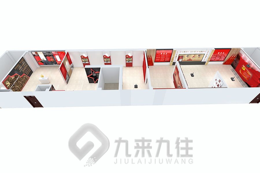 VR紅色黨風(fēng)館設(shè)計,數(shù)字化黨風(fēng)展覽館建設(shè),智能互動展覽館裝修