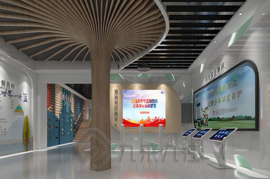 數(shù)字化法治教育展廳建設(shè), 高科技法治展廳設(shè)計, 法治教育互動展覽館