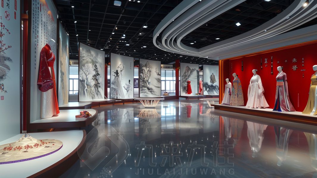 學(xué)校服裝展廳設(shè)計(jì)，美育美術(shù)展廳建設(shè)，虛擬仿真展廳設(shè)計(jì)方案